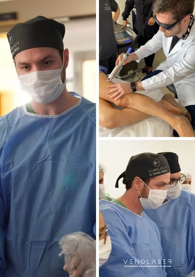 dr rômulo bizare médico especialista em cirurgia vascular e angiologia fazendo uma cirurgia